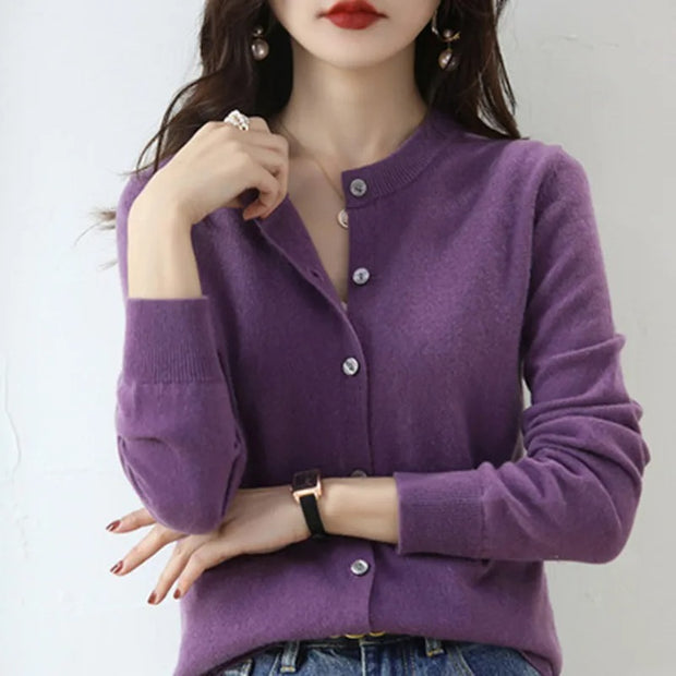 W&W O-Ausschnitt gestrickt Pullover