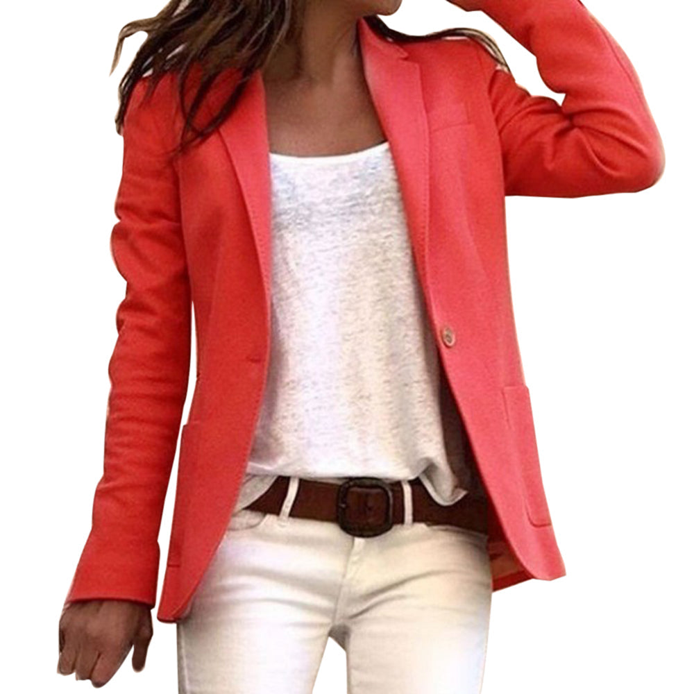 W&W Mode Reversknopf, schlank, langärmelig, Blazer