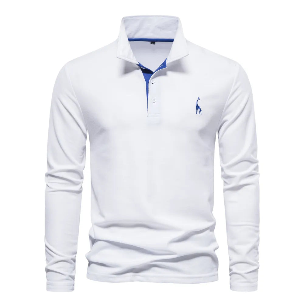 WW | Luxury Long Sleeved Polo Für Männer