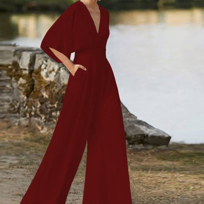 WW | Jumpsuit mit weitem Ausschnitt für Frauen