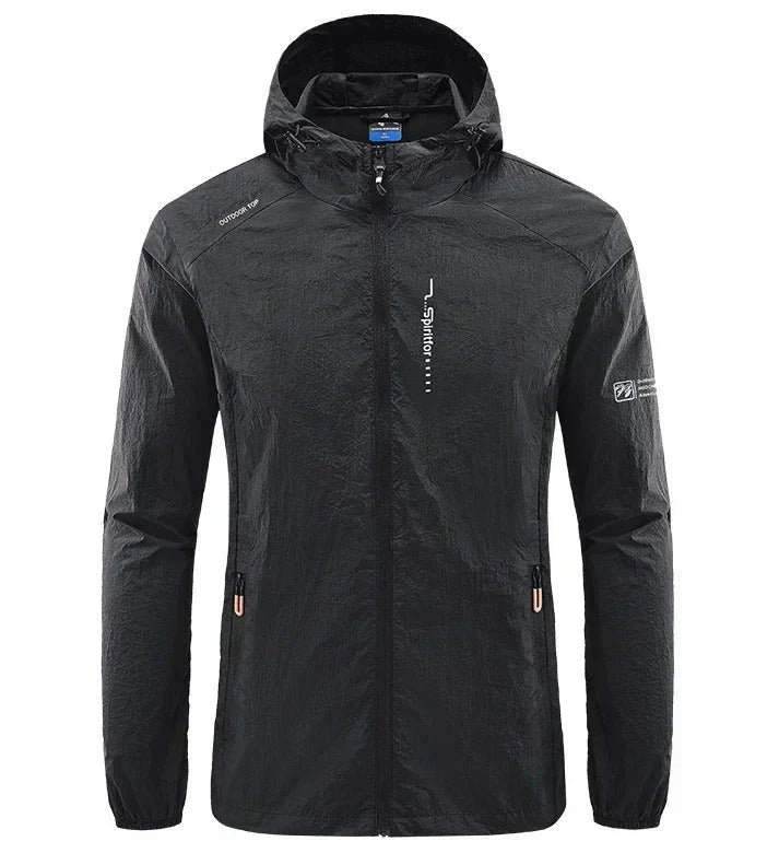 W&W Mode | Ultraleichte Wind Und Sonnensichere Kapuzen Sommerjacke Herren
