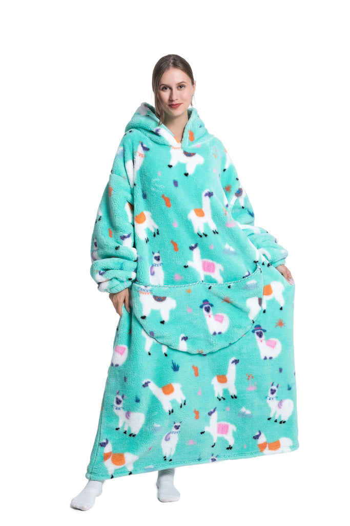 WW | Fleece Hoodie Decke Für Den WINTER