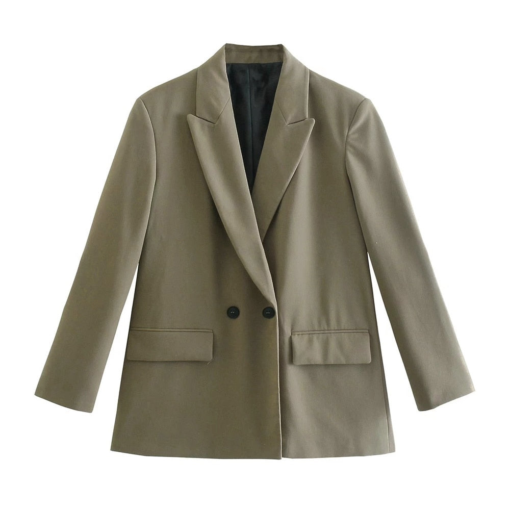WW | Bequemer Trendiger Langer Blazer Für Den Herbst