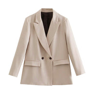 WW | Bequemer Trendiger Langer Blazer Für Den Herbst
