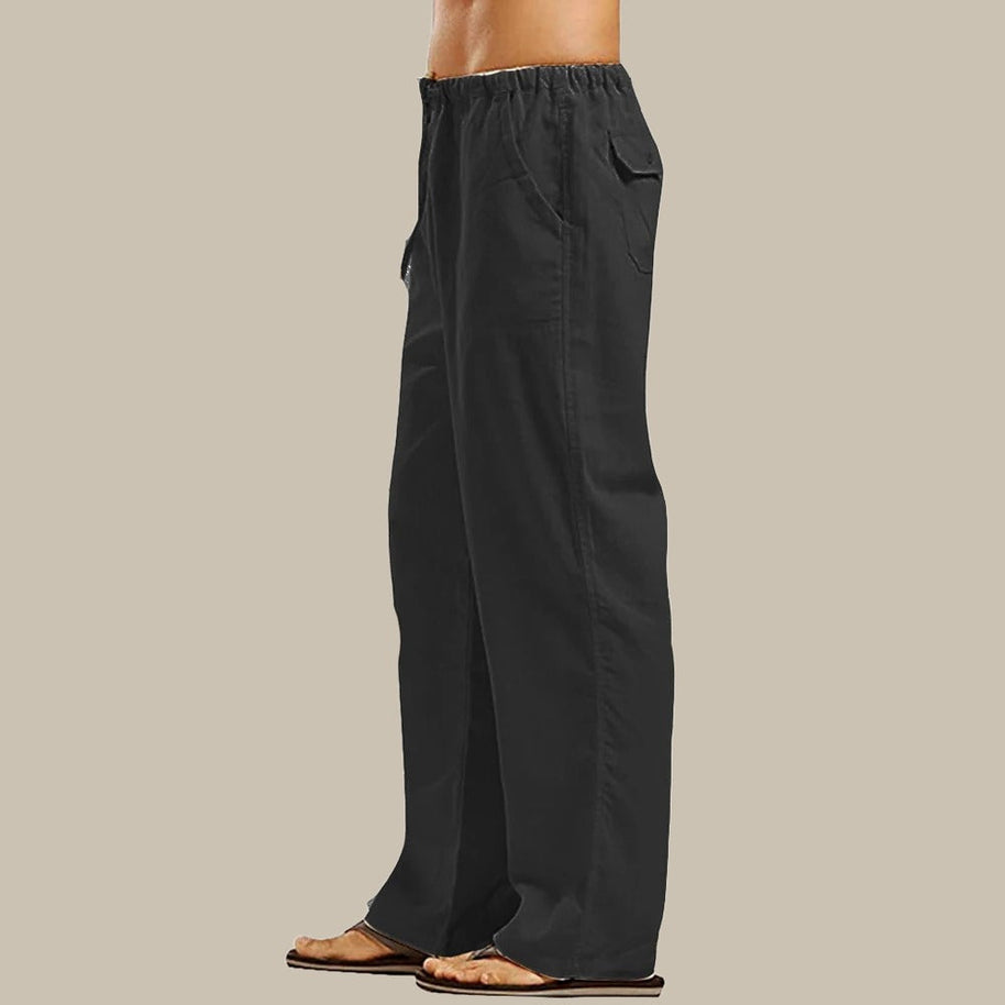 WW | Stilvolle Sommer Leinen Herrenhose