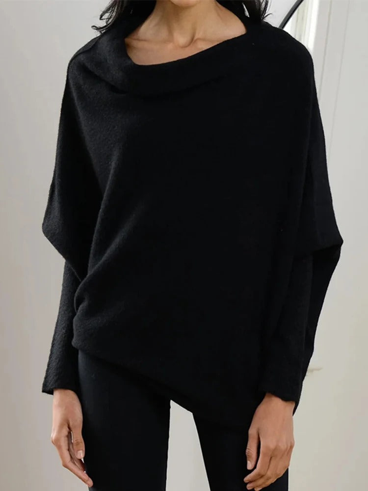 W&W Mode | Drapierte Asymmetrische Bluse
