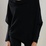 WW | Drapierte Asymmetrische Bluse