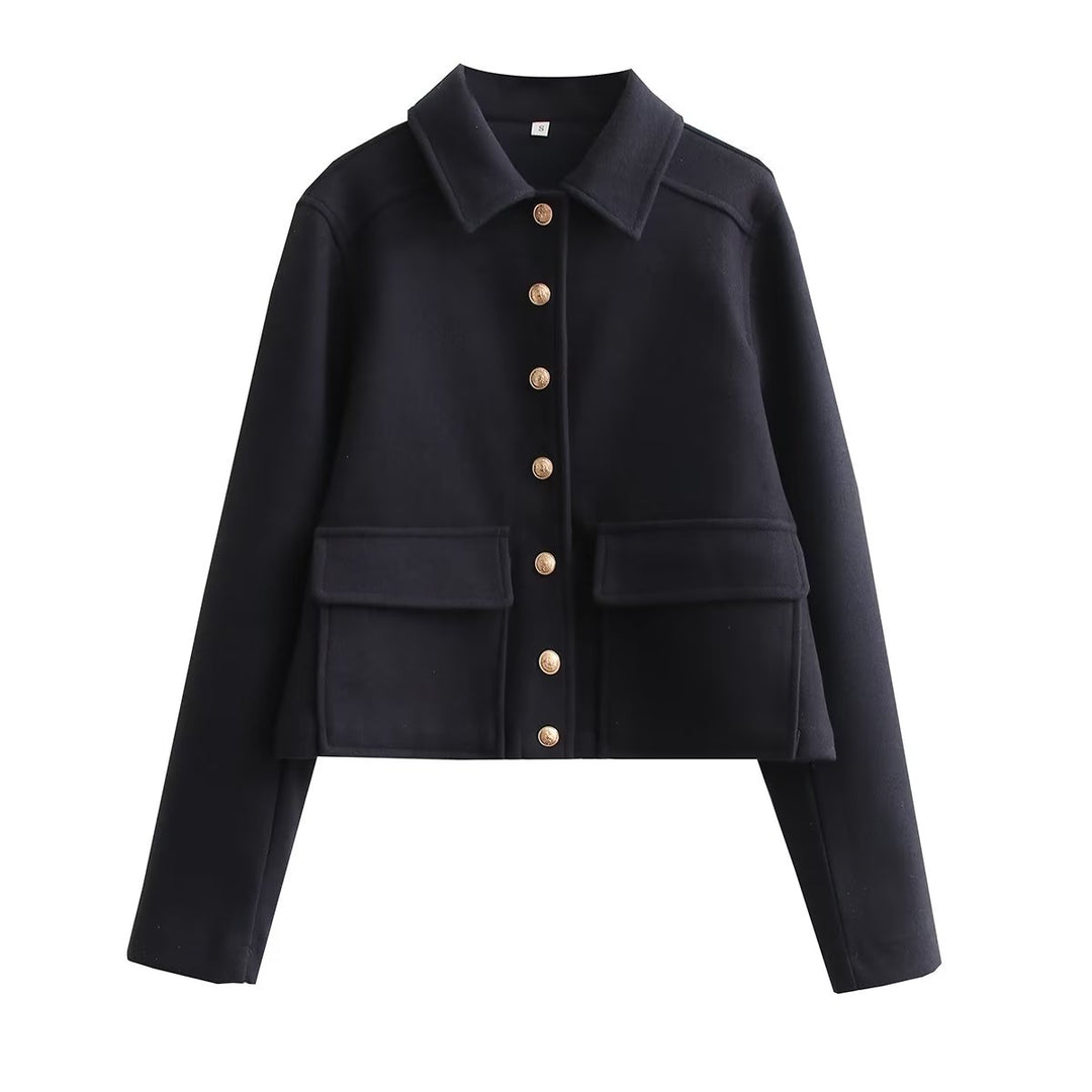 W&W Mode Jacke | Hochwertige Kurzjacke in Wolloptik für den Herbst