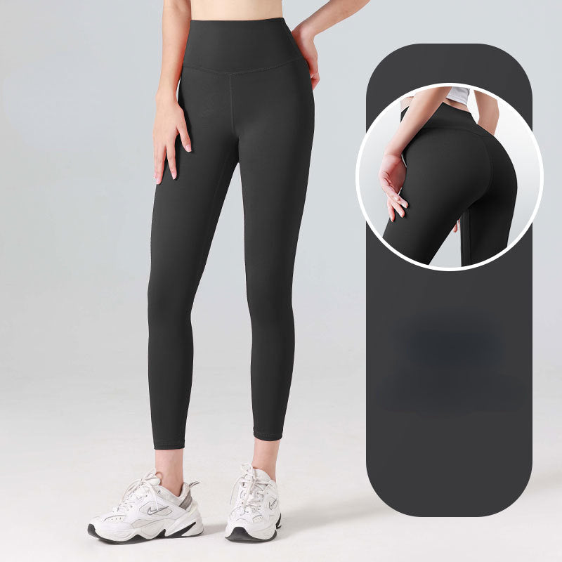 WW Legging | High Waist Yoga Sport Leggings mit Anti-Schweiß-Material für Frauen