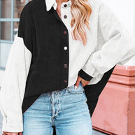 WW Cordbluse | Moderne gerippte Damenjacke für den Herbst