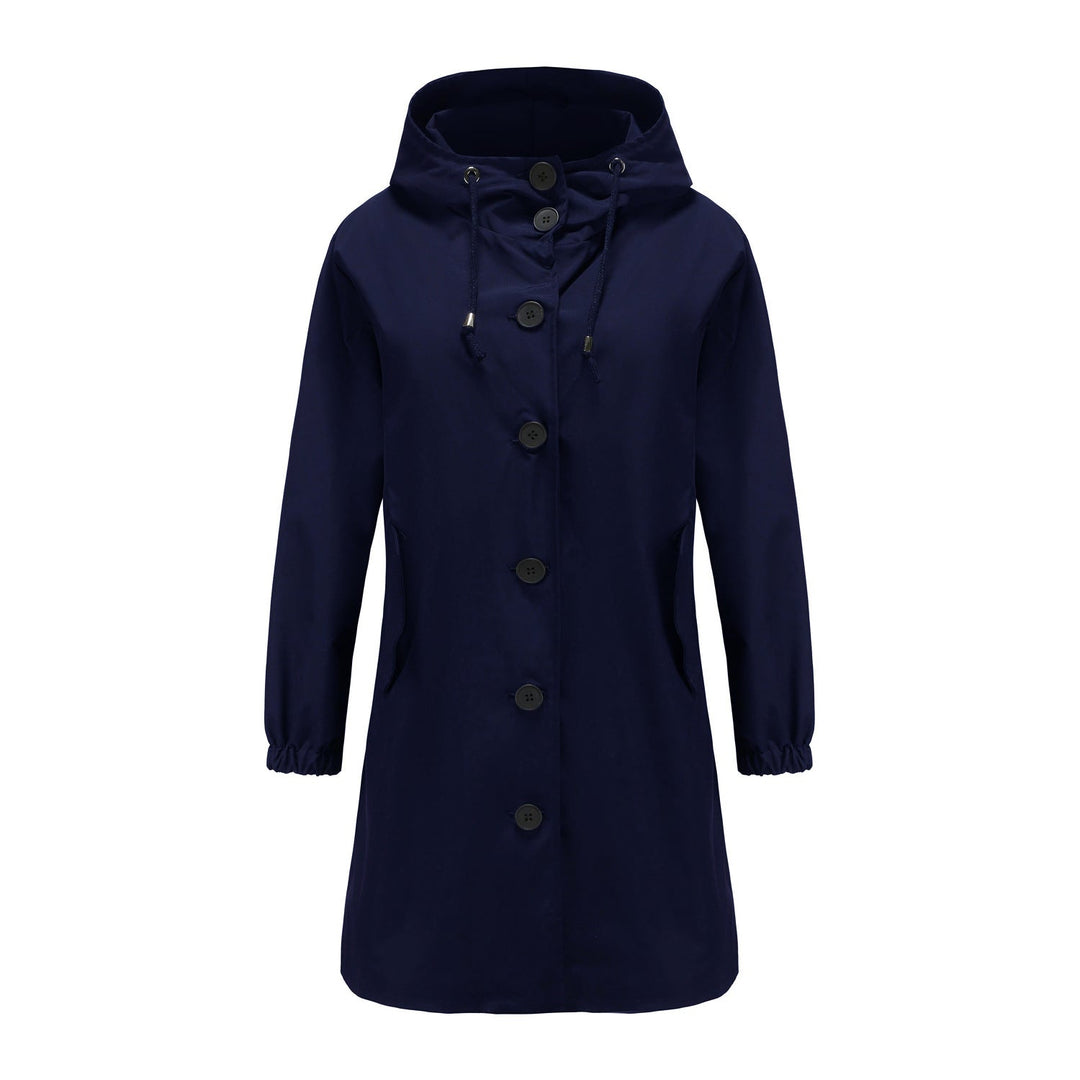 W&W Mode | Damen Wasserdichte Regenjacke Mit Kapuze
