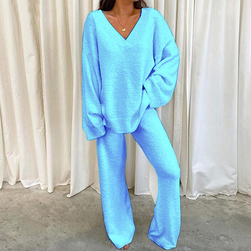 W&W Mode Twinset | Komfortables, modisches Oversized-Jogging-Set für Damen