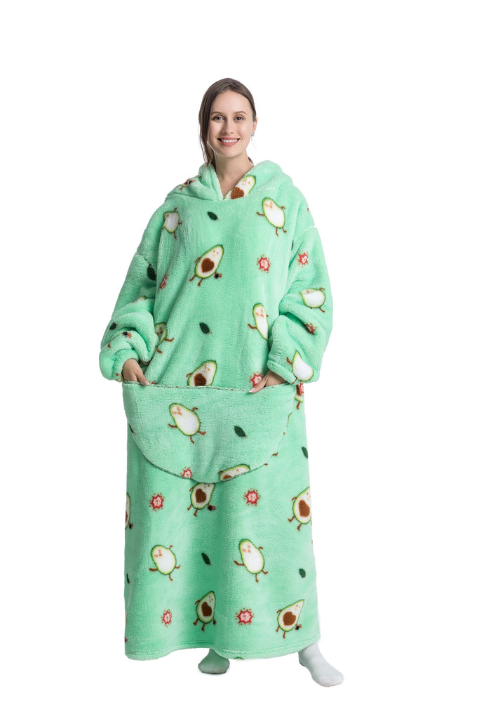 WW | Fleece Hoodie Decke Für Den WINTER