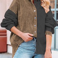 WW Cordbluse | Moderne gerippte Damenjacke für den Herbst