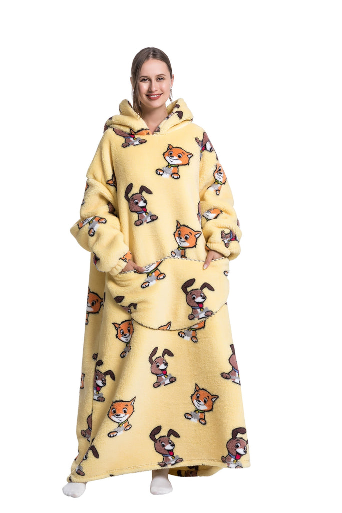 WW | Fleece Hoodie Decke Für Den WINTER