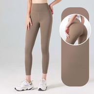 WW Legging | High Waist Yoga Sport Leggings mit Anti-Schweiß-Material für Frauen