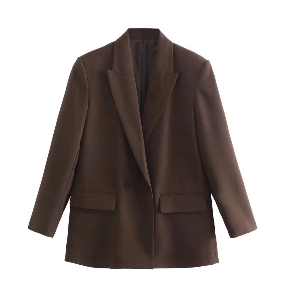 WW | Bequemer Trendiger Langer Blazer Für Den Herbst