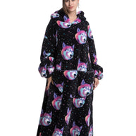 WW | Fleece Hoodie Decke Für Den WINTER