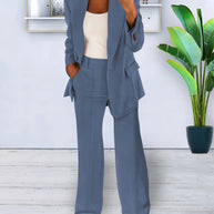 WW - Blazer Und Hose - Klassiker - Vielseitiges Design, Hochleistungsstoff - Ideal Für Geschäft Für Damen