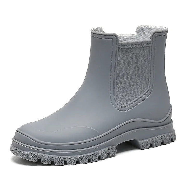 W&W Mode | Luxuriöse Halbhohe Wasserdichte Regenstiefel Für Frauen