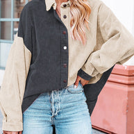 WW Cordbluse | Moderne gerippte Damenjacke für den Herbst