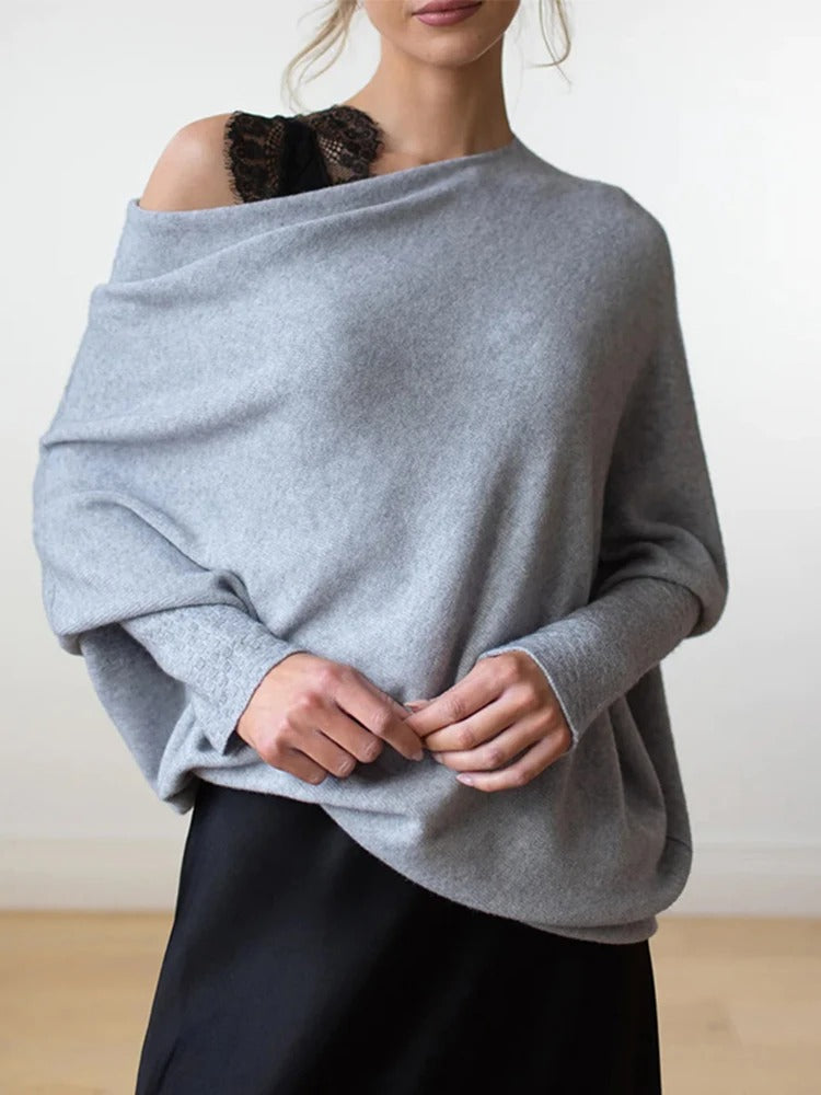 WW | Drapierte Asymmetrische Bluse