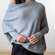 WW | Drapierte Asymmetrische Bluse