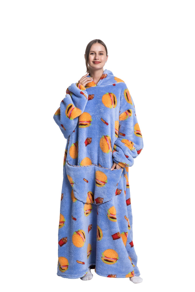 WW | Fleece Hoodie Decke Für Den WINTER