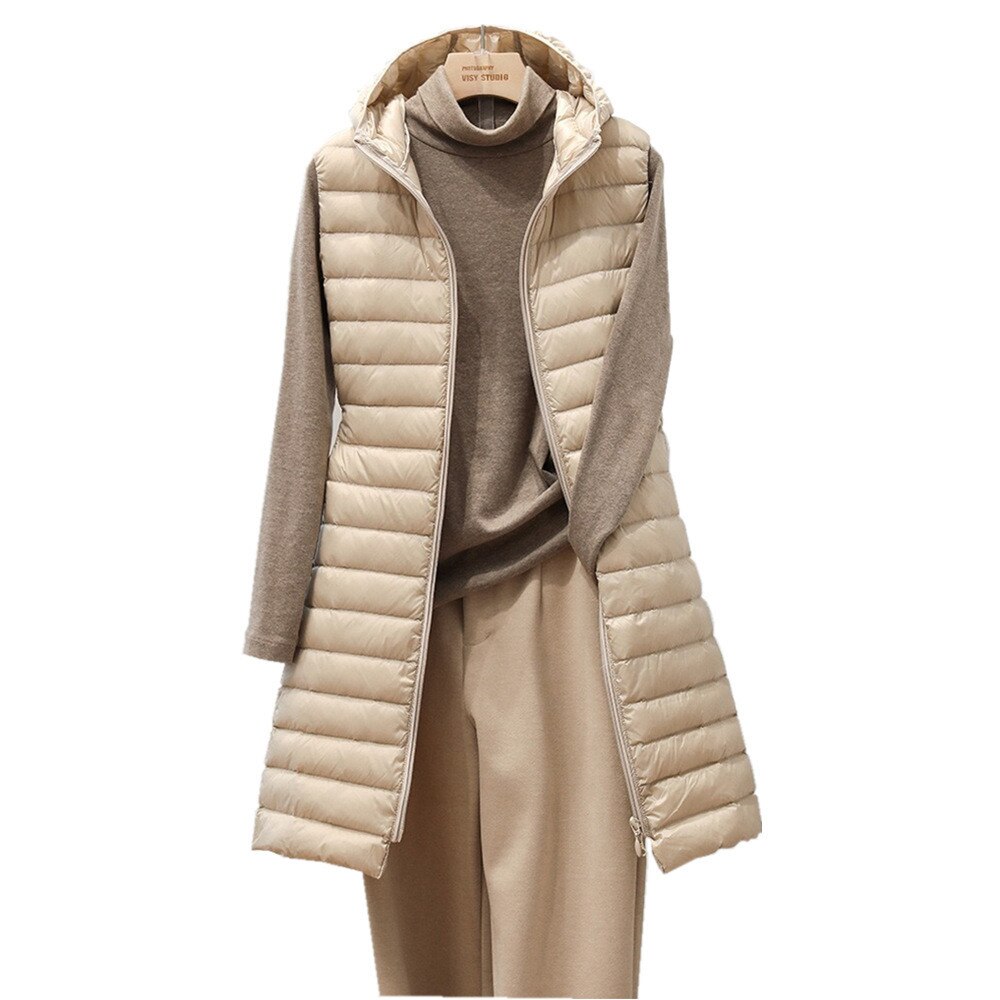 WW Langer Bodywarmer | Bequeme, elegante, länger gefütterte Jacke