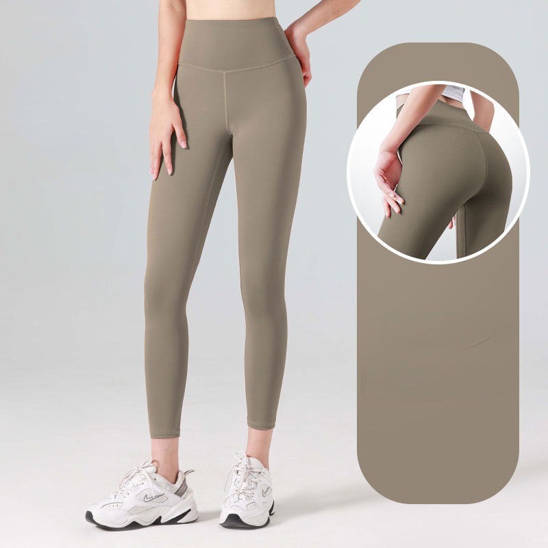 WW Legging | High Waist Yoga Sport Leggings mit Anti-Schweiß-Material für Frauen