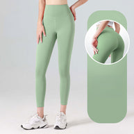 WW Legging | High Waist Yoga Sport Leggings mit Anti-Schweiß-Material für Frauen