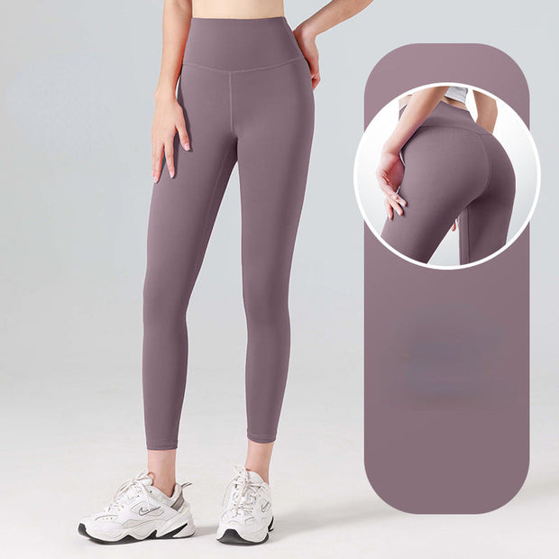 WW Legging | High Waist Yoga Sport Leggings mit Anti-Schweiß-Material für Frauen