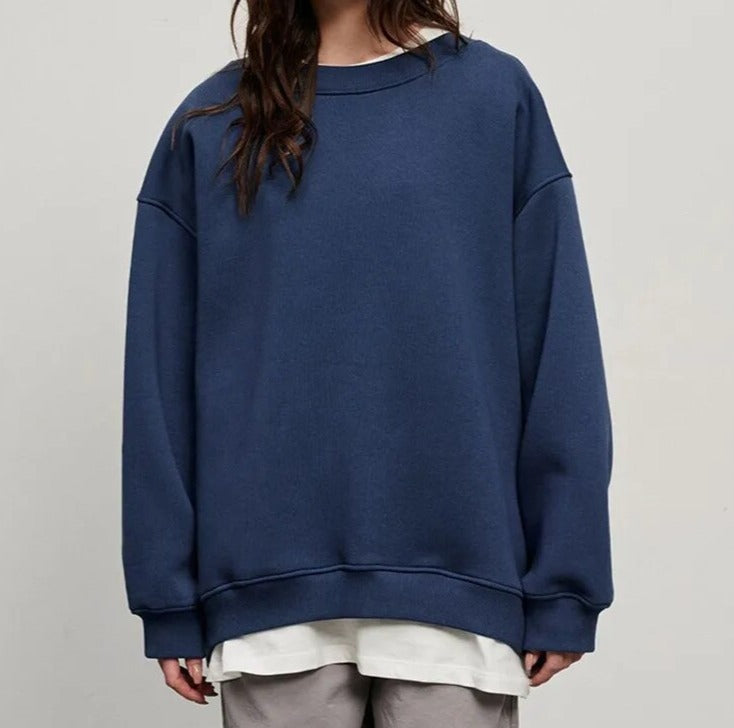 Wolff - Basic-Pullover in Übergröße