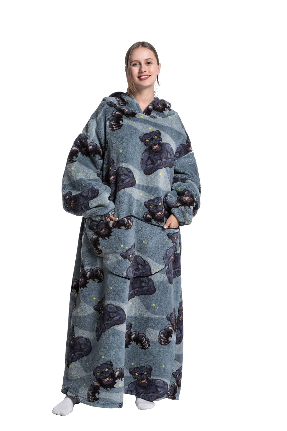 WW | Fleece Hoodie Decke Für Den WINTER