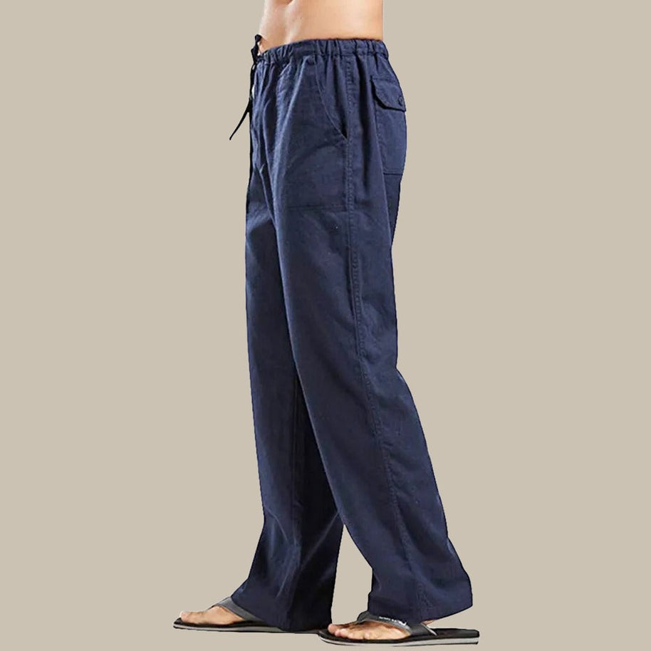 WW | Stilvolle Sommer Leinen Herrenhose
