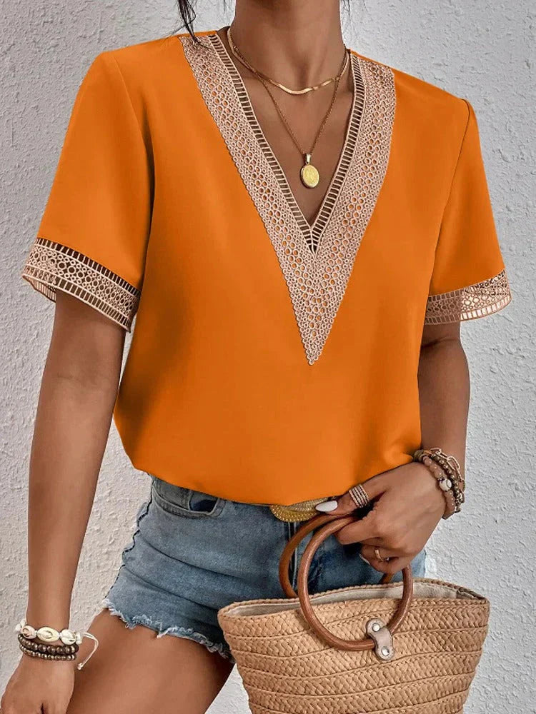 WW | Leichte Bluse Damen Elegant Und Vielseitig