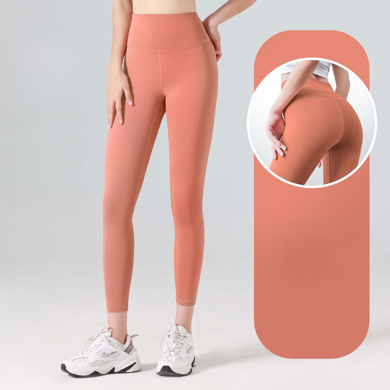 WW Legging | High Waist Yoga Sport Leggings mit Anti-Schweiß-Material für Frauen