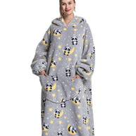 WW | Fleece Hoodie Decke Für Den WINTER