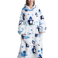 WW | Fleece Hoodie Decke Für Den WINTER