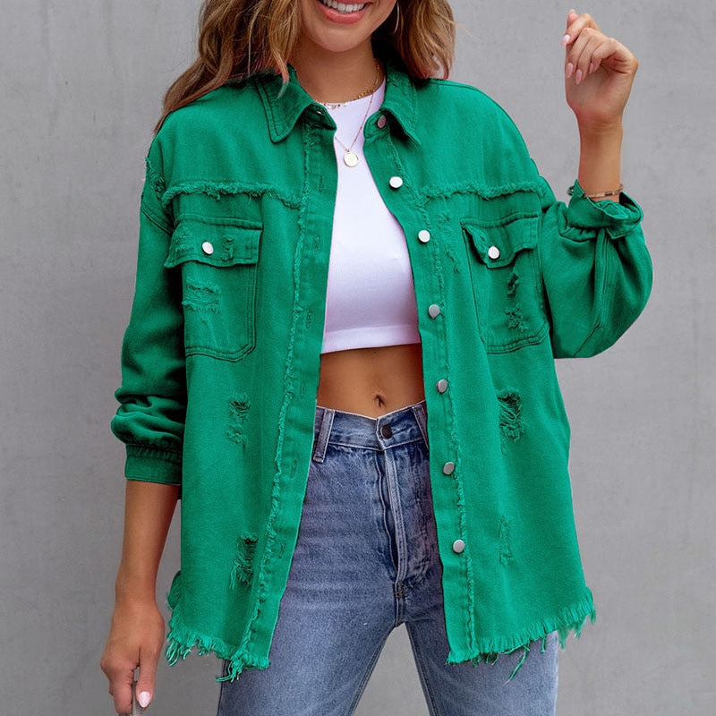 WW | Moderne Damen Denim Bluse