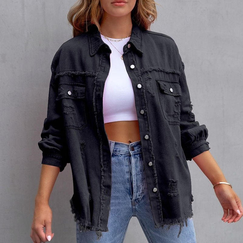 WW | Moderne Damen Denim Bluse