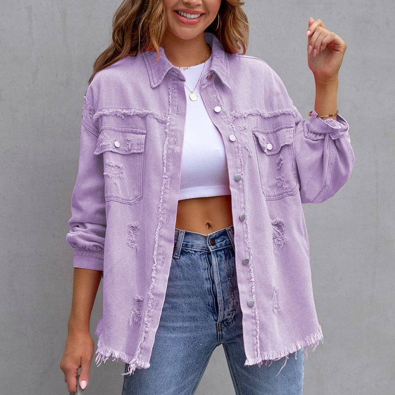 WW | Moderne Damen Denim Bluse