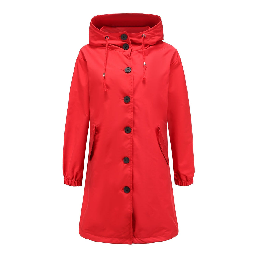 W&W Mode | Damen Wasserdichte Regenjacke Mit Kapuze