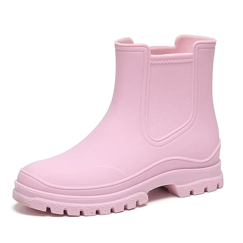 W&W Mode | Luxuriöse Halbhohe Wasserdichte Regenstiefel Für Frauen