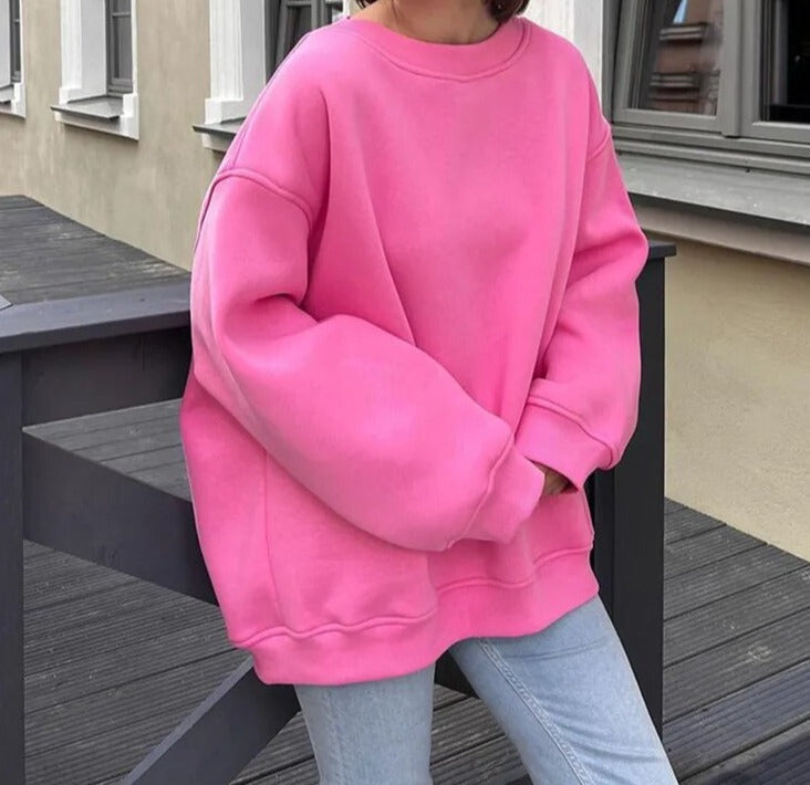 W&W Mode - Basic-Pullover in Übergröße