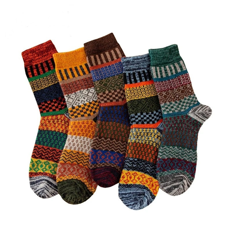 W&W Mode 5-Pack Socks | Megawarme Socken im skandinavischen Design