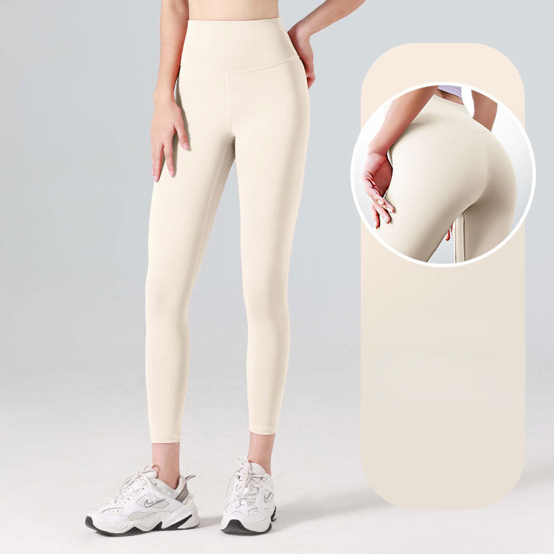 WW Legging | High Waist Yoga Sport Leggings mit Anti-Schweiß-Material für Frauen
