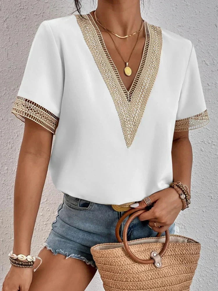 WW | Leichte Bluse Damen Elegant Und Vielseitig