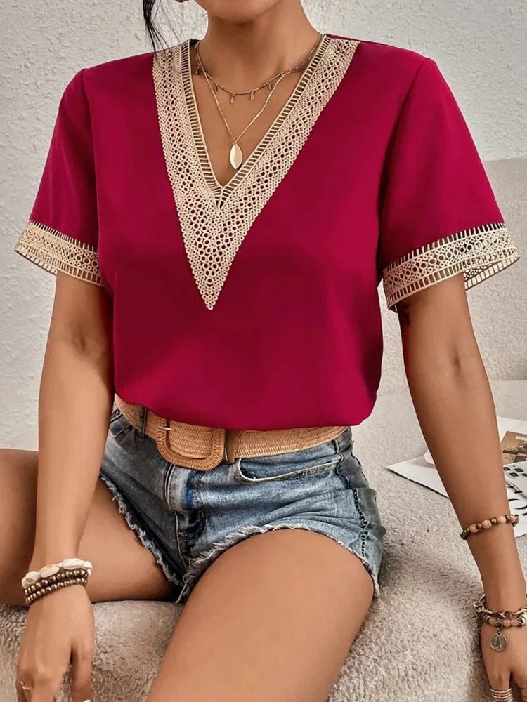 WW | Leichte Bluse Damen Elegant Und Vielseitig
