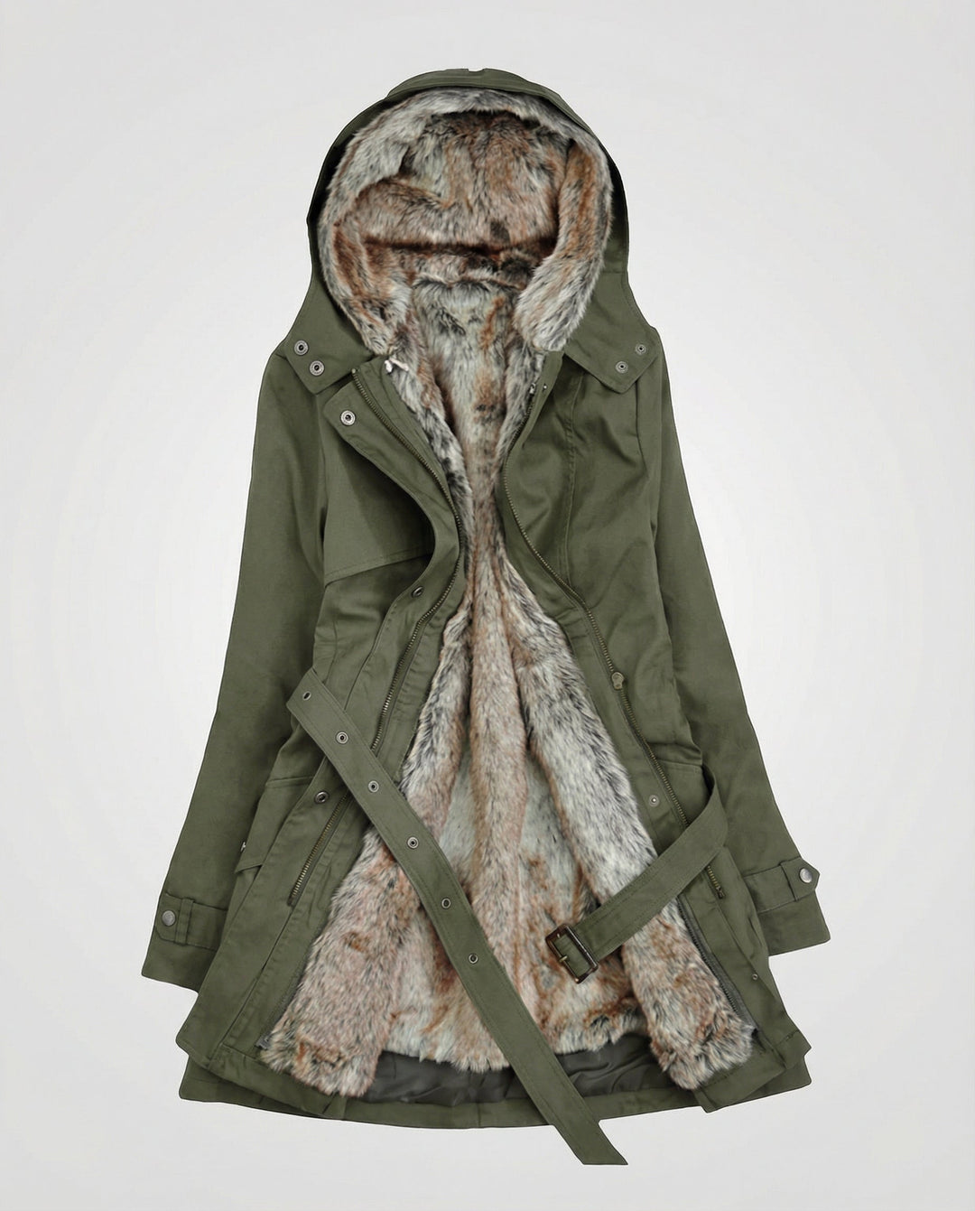 Damen Gefütterte Winterjacke mit elegantem Design & Wärmender Fütterung | W&W Mode